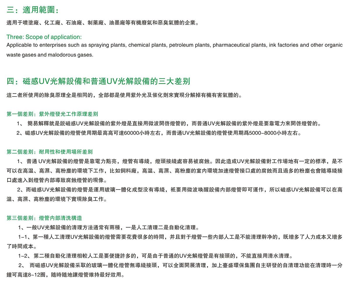 無極磁感UV光解淨化器